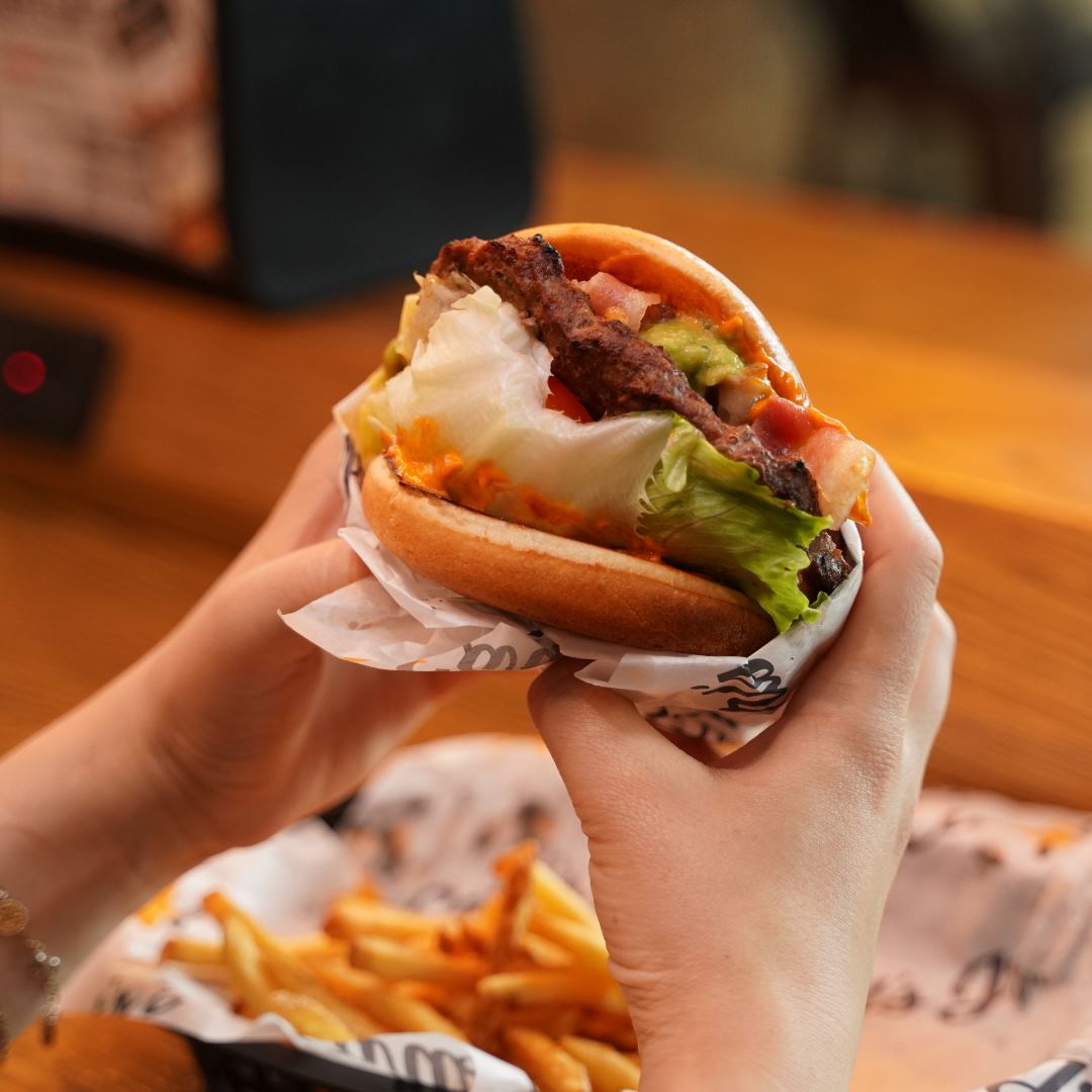 Lækker bruger fra Carl's Jr. i Randers Storcenter.